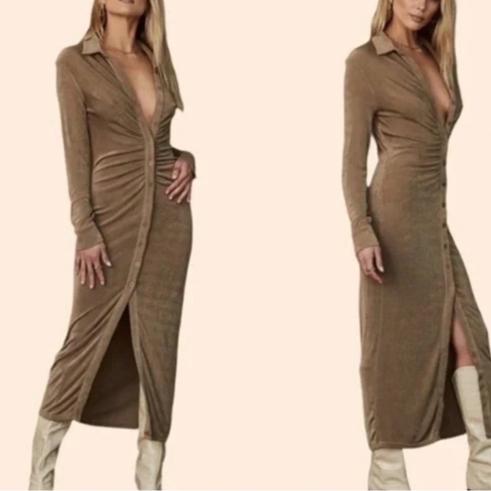 12th Tribe Button Down Dress